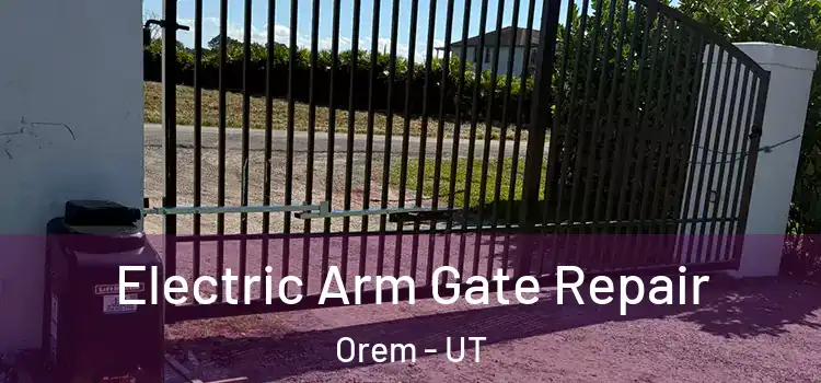  Electric Arm Gate Repair Orem - UT