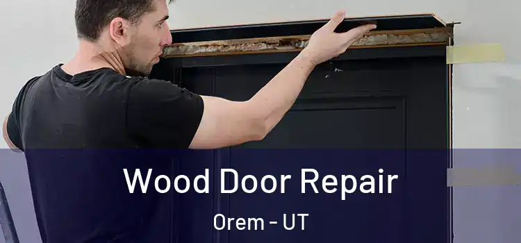 Wood Door Repair Orem - UT